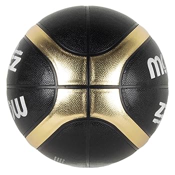 Amazon | モルテン(molten) バスケットボール 7号球 合皮 黒×金